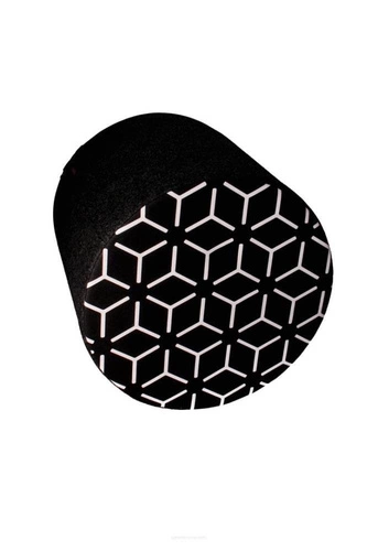 Moderní kulatý puf Anigma černo-bílý do obýváku a ložnice, snímatelný potah