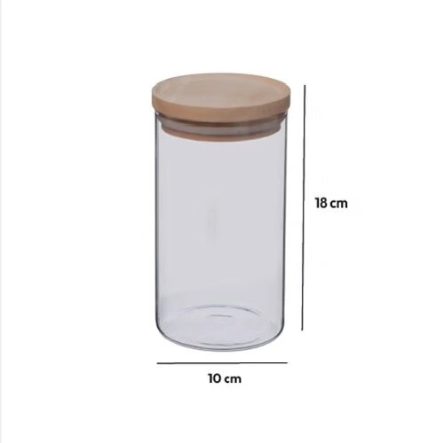 Skleněná nádoba na potraviny 1000 ml