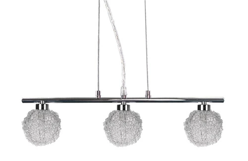 Závěsné svítidlo Wind moderní skleněné 3-bodové chrom do obýváku a nad stůl CANDELLUX