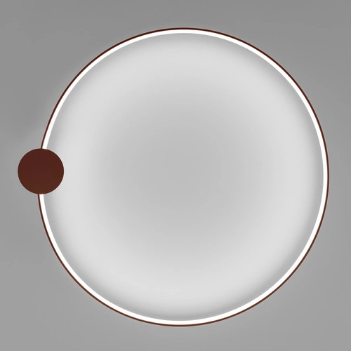 Stropní LED svítidlo RIO 110 červené kulaté moderní do obýváku a kuchyně Thoro