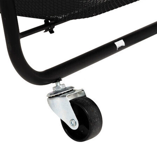 Mayaj kovový třípatrový pojízdný regál na kolečkách do kuchyně a koupelny černý 5five