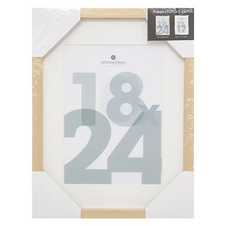 Zlatý fotorámeček 18x24 Manu Atmosphera na zavěšení i postavení glamour