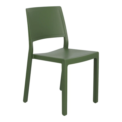 Zahradní židle Kate zelená z plastu SCAB Design, stohovatelná, snadné čištění