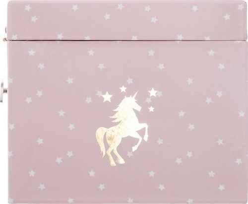 Hudební skříňka s jednorožcem růžová    