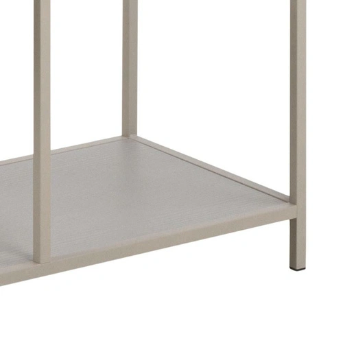 Knihovna Seaford II šedá loftová kovová 77 cm Actona