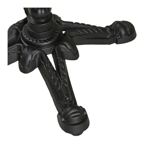 House Nordic bistro stůl šedý mramor 60x60 na jedné noze do jídelny