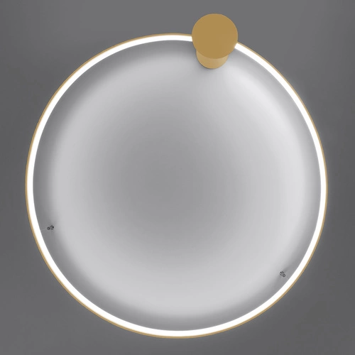 Stropní LED svítidlo RIO 55 zlaté moderní do obýváku a ložnice hliník 62 cm