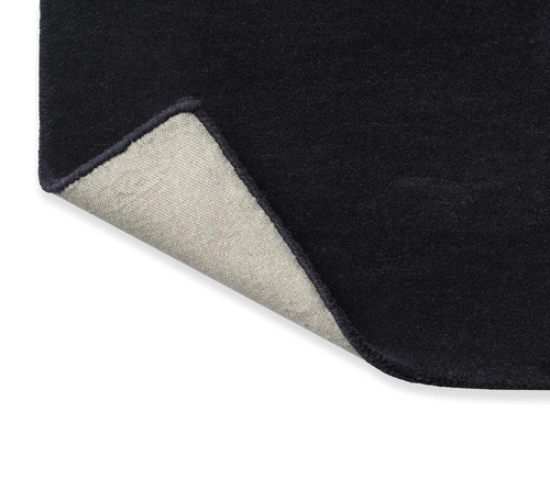 Decor Bruta moderní vlněný koberec do obýváku a ložnice 140x200 ručně tkaný černý