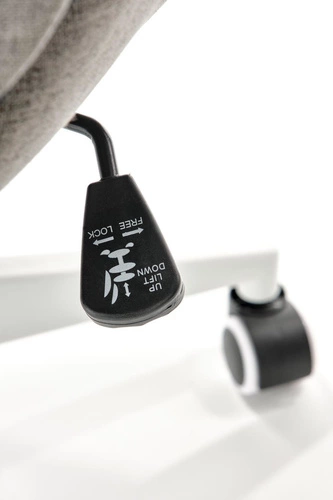 Ergonomická otočná kancelářská židle Calf světle šedá na kolečkách moderní do kanceláře Intesi