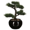 Umělé bonsai stromek Atmosphera 36 cm v boho květináči do obýváku nebo kanceláře