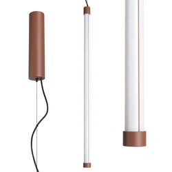 Závěsná lampa TRANG 75 LED mocca moderní nad ostrůvek nastavitelná