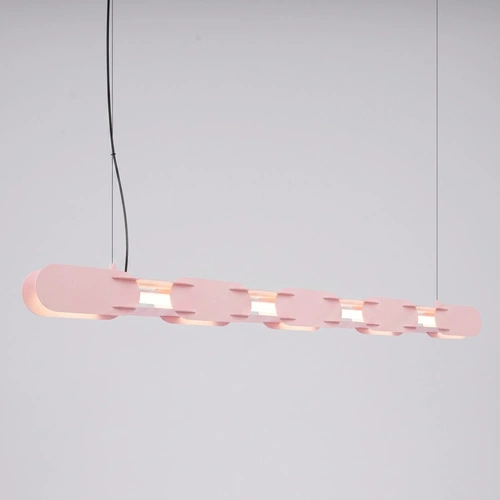 Závěsné svítidlo CHAIN 158 LED růžové moderní nad ostrůvek