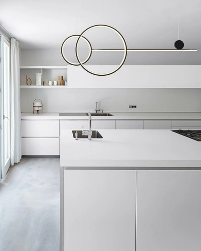 Stropní LED svítidlo NEW AGE černé 120 cm nastavitelné do obýváku a nad kuchyňský ostrůvek