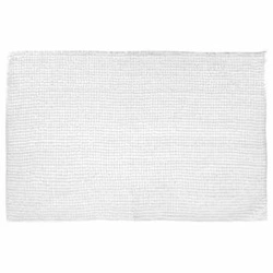 Bílý moderní koupelnový koberec 50x80 cm polyester Colors 5five simply smart do koupelny