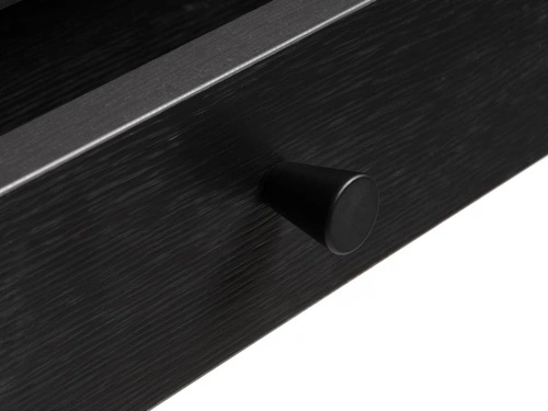 Psací stůl Pensacola černý dub 120 cm moderní pracovní se zásuvkou