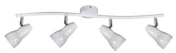 Stropní světelný pásek Fiord 4x40W E14 bílý