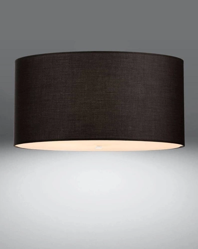 Stropní svítidlo Otto 50 černé moderní kulaté do obýváku a ložnice E27