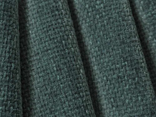 Taburet Lupine Petrol Chenille modrý čalouněný do obýváku moderní čtvercový 87x90 cm