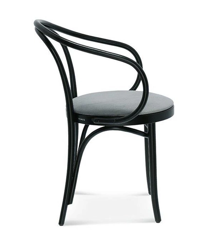 Dřevěná jídelní židle Fameg B-9 ohýbaná s područkami na míru do jídelny nebo kuchyně