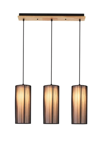 Závěsné svítidlo Kioto 3 120 mm černé