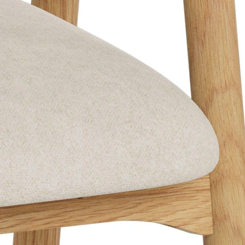 Jídelní židle Addi Actona skandinávská béžová dubová s područkami