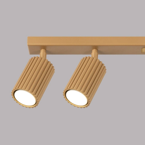 Moderní stropní svítidlo KARBON 6L zlaté hliníkové glamour otočné do obýváku a ložnice