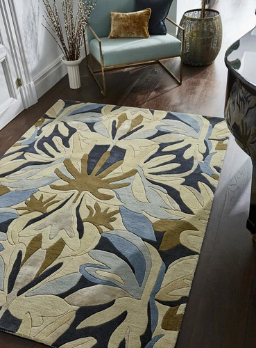 Moderní vlněný koberec Melora Hempseed Exhale 200x280 barevný glamour do obýváku