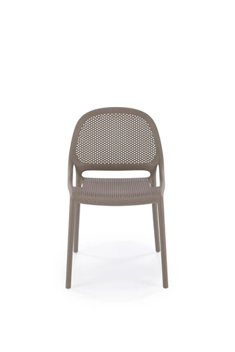 Jídelní a zahradní moderní plastová židle Lynette Intesi, snadno čistitelná, stohovatelná