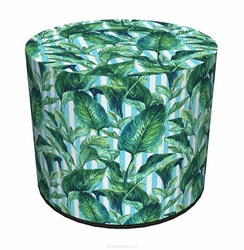 Zahradní voděodolný taburet Palms Intesi kulatý moderní na zahradu i balkon 40 cm