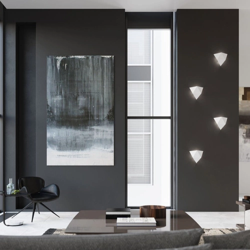 Nástěnné svítidlo Solido bílé moderní kovové do obýváku a ložnice dekorativní 25 cm