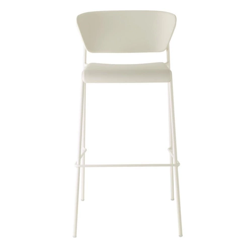 Barová židle Lisa 75 cm bílá Outlet