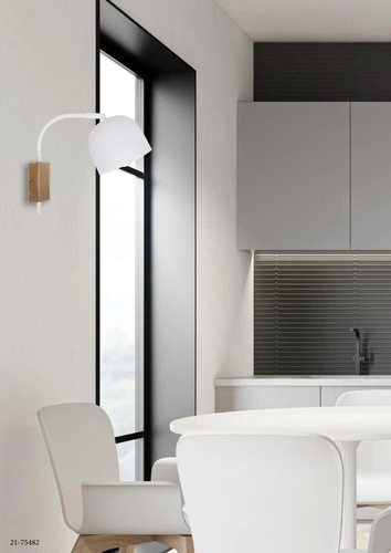 Nástěnné svítidlo Rupi bílé kovové moderní do ložnice a obýváku Candellux Lighting