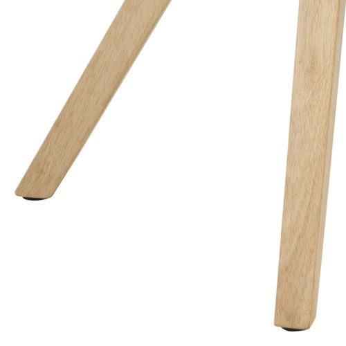 Jídelní židle Dima Actona zelená sametová skandinávská s dřevěnými nohami