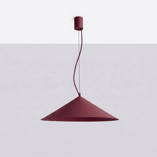 Závěsné svítidlo FINT LED vínové moderní do obývacího pokoje nastavitelné