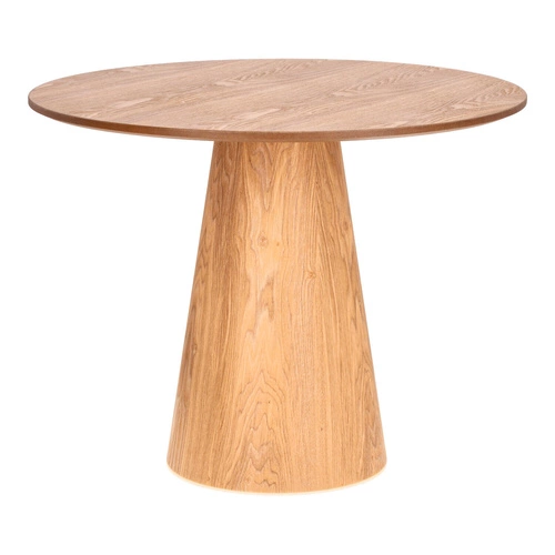 Kulatý stůl Soleilo 80 cm přírodní dub na jedné noze do obýváku a kavárny Intesi