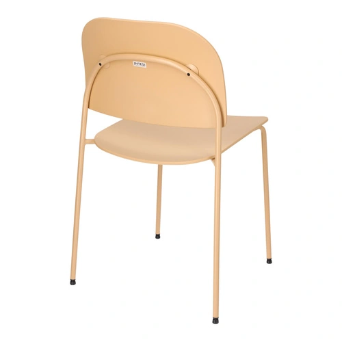 Židle Ravio písková plastová do jídelny a kuchyně moderní