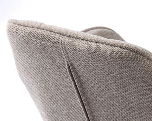 Barová židle Nolan čalouněná písková s opěrkou výškově nastavitelná do kuchyně