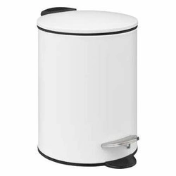 Koupelnový odpadkový koš 3L Colors bílý s tichým zavíráním a vyjímatelnou nádobou 5five