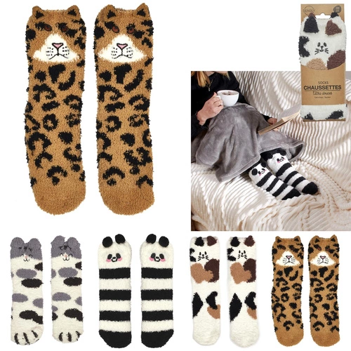 Pluschové ponožky Orange Cat