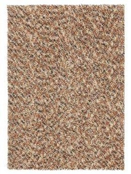 Vlněný moderní koberec shaggy do obýváku Shaggy Dots béžový 250x350 Carpets&More