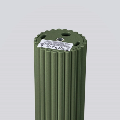 Stropní svítidlo KARBON 40 olivově zelené minimalistické do obýváku a ložnice hliník