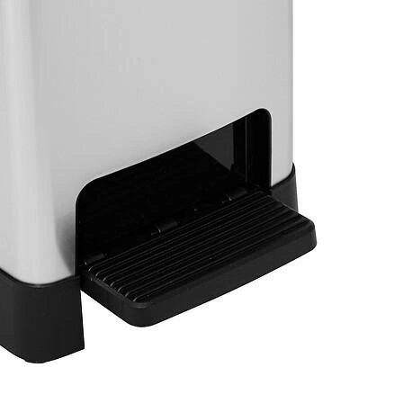 Kuchyňský odpadkový koš 40 l slim s pedálem a tichým zavíráním černý