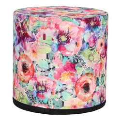 Zahradní kulatý puf Graza Intesi multicolor voděodolný moderní na zahradu a terasu