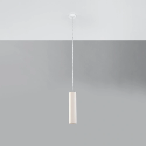 Keramické závěsné svítidlo NANCY bílé moderní do obýváku a nad kuchyňský ostrůvek