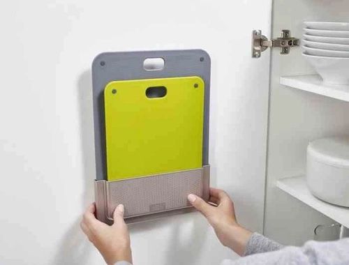 Sada 2 plastových krájecích prkének DoorStore Chop Joseph Joseph šedá do kuchyně