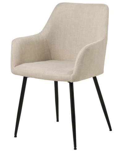 Jídelní židle Lizzy Actona čalouněná béžová s područky moderní skořepinová