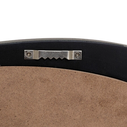 Závěsné zrcadlo Wayne 63x57 cm moderní černé do koupelny a předsíně Atmosphera