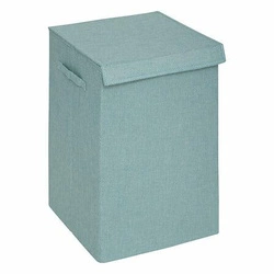 Skládací koš na prádlo 2 přihrádky do koupelny Colorama 74l světle modrý klasický 5five