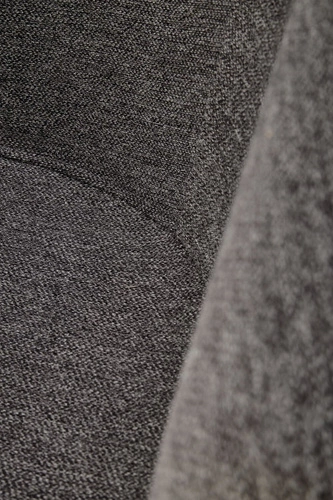 Čalouněná jídelní židle s područkami Mathilde šedá Intesi moderní skandinávský styl