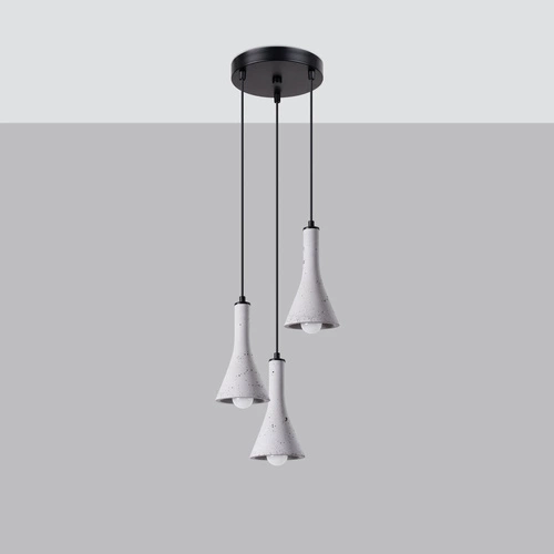 Betonová závěsná lampa REA 3P